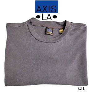 AXIS LA Slate Blue Cotton Blend Super Soft Tee Shirt